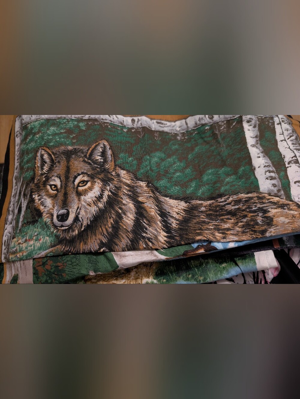 Wolf Quilting Panel 2